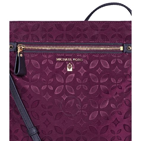 michael kors kelsey crossbody plum|MICHAEL Michael Kors Kelsey Nylon Crossbody .